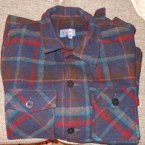NWOT Pendleton collared flannel shirt-jacket size XL